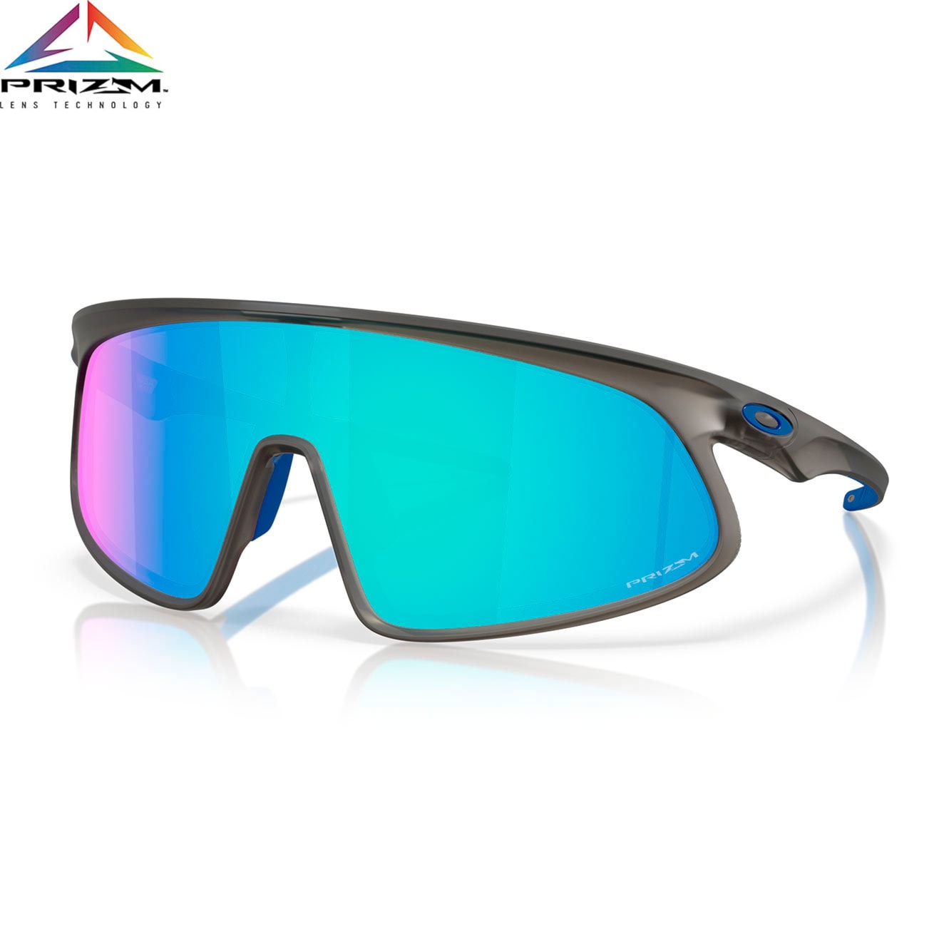 Oakley RSLV Matte Grey Smoke Prizm Sapphire