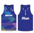 Men’s iRun Singlet Blue