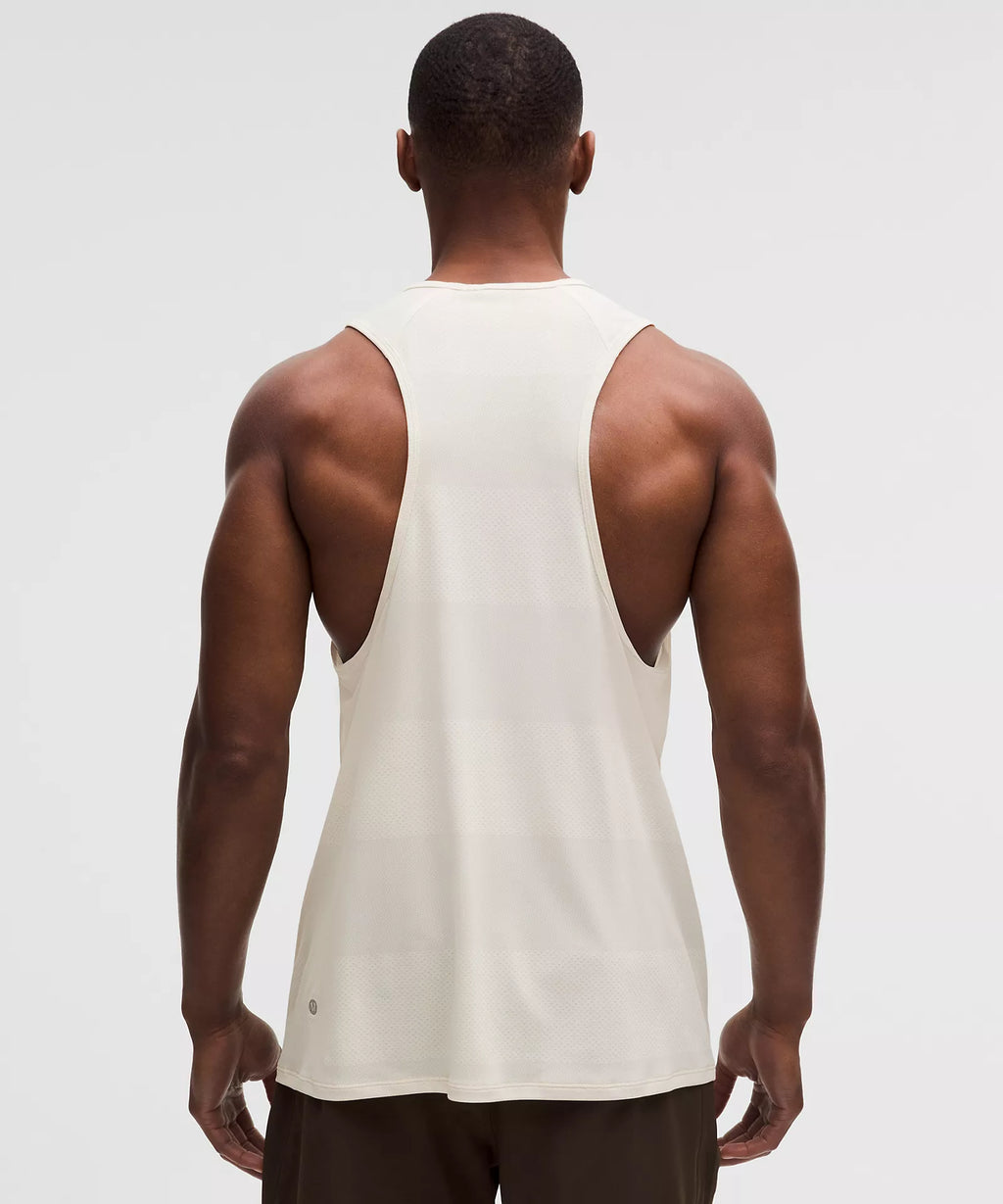 Lululemon Fast and Free Tank Perforated Stripe