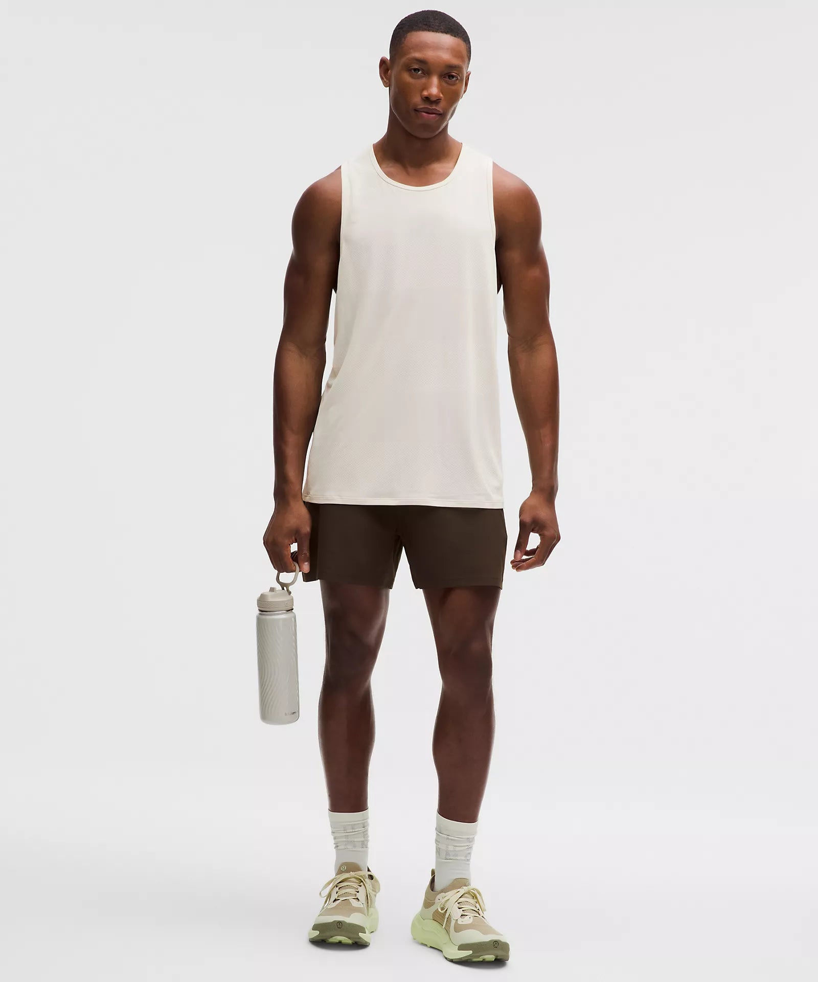 Lululemon Fast and Free Tank Perforated Stripe