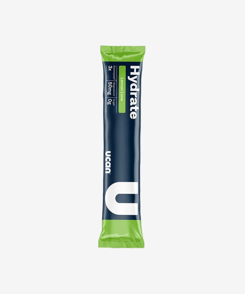 Ucan Hydrate Drink Mix Lemon Lime Single Serving