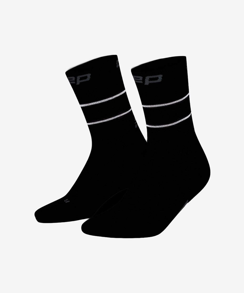 CEP Pro Run Reflective Mid Cut Compression Socks