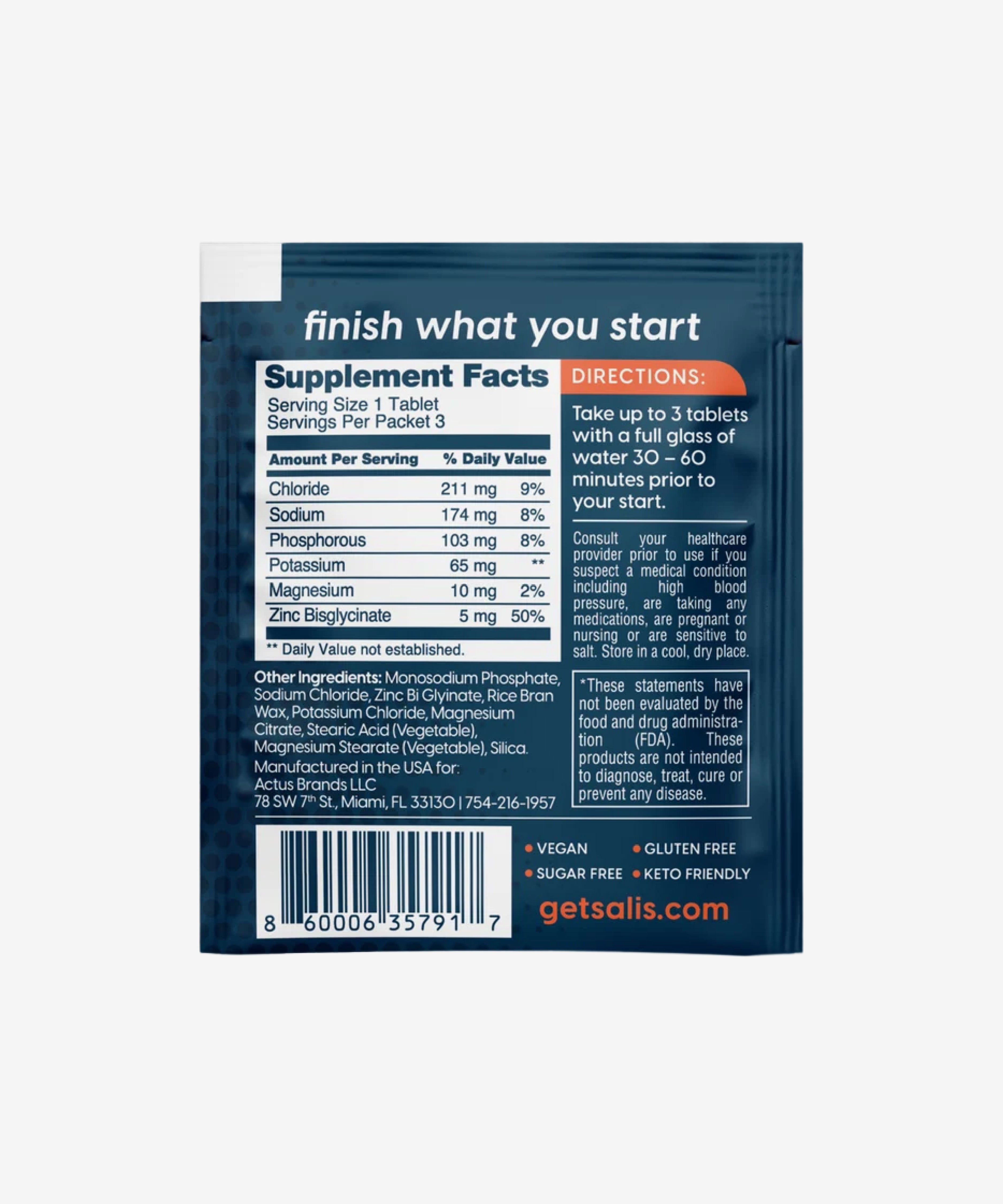 Salis Electrolytes