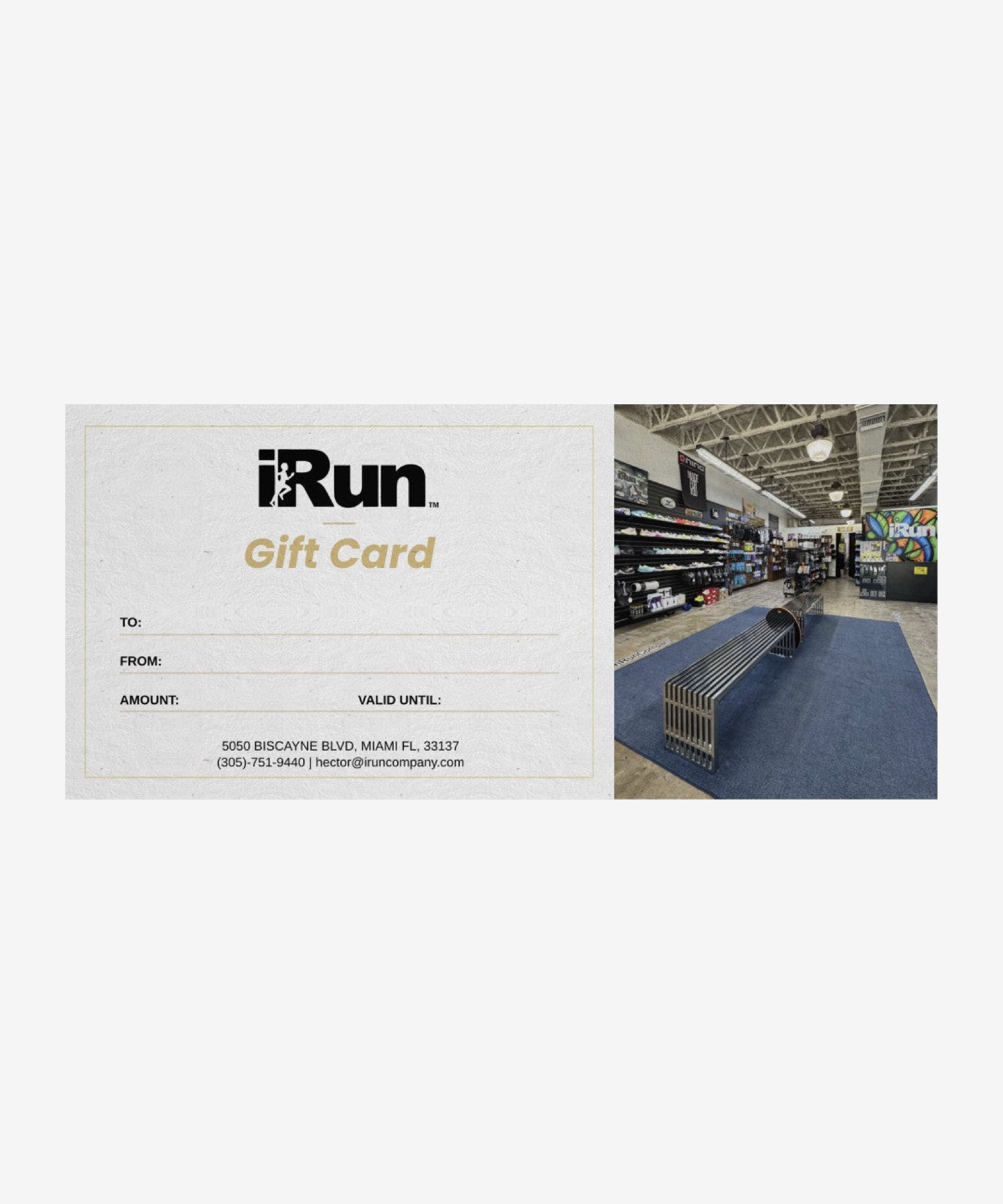 iRun & Company Gift Card