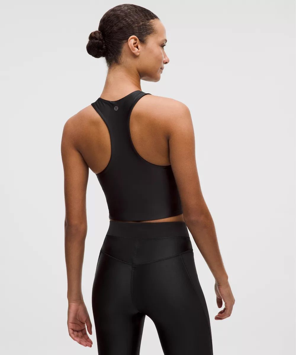 Lululemon Satin Shine Tank Top Medium Support, B/C Cup Wordmark
