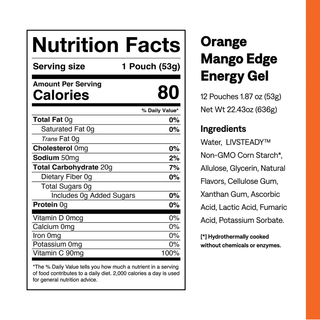Ucan Edge Orange Mango Single Serving