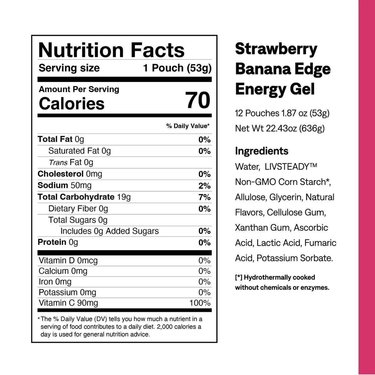 Ucan Edge Strawberry Banana Single Serving